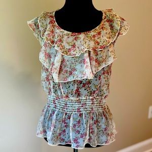 Floral Fairycore top